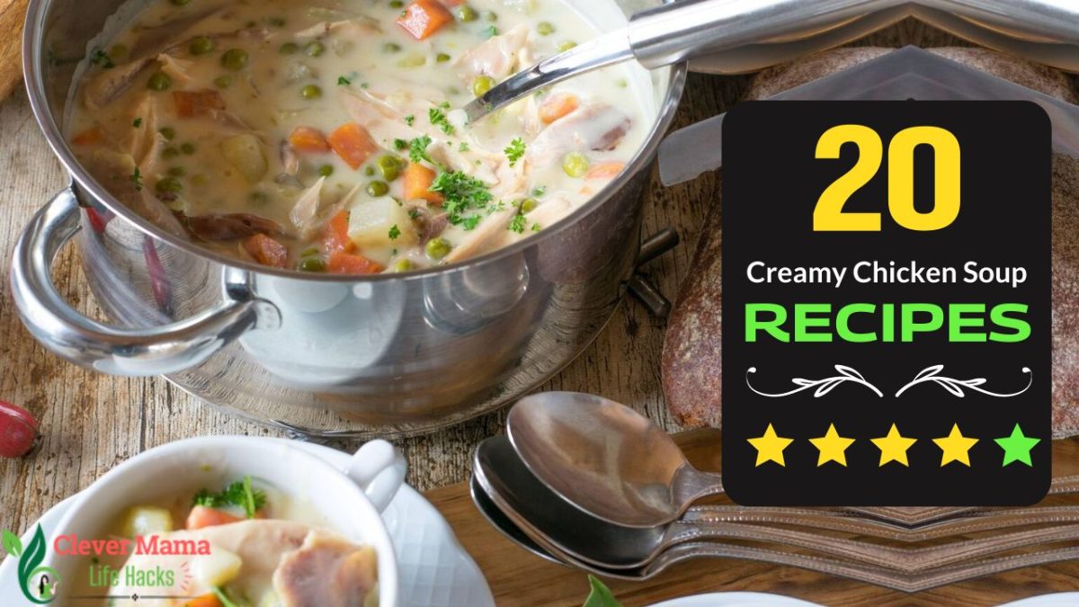 20 Best Creamy Chicken Soup Recipe - Clever Mama Life Hacks